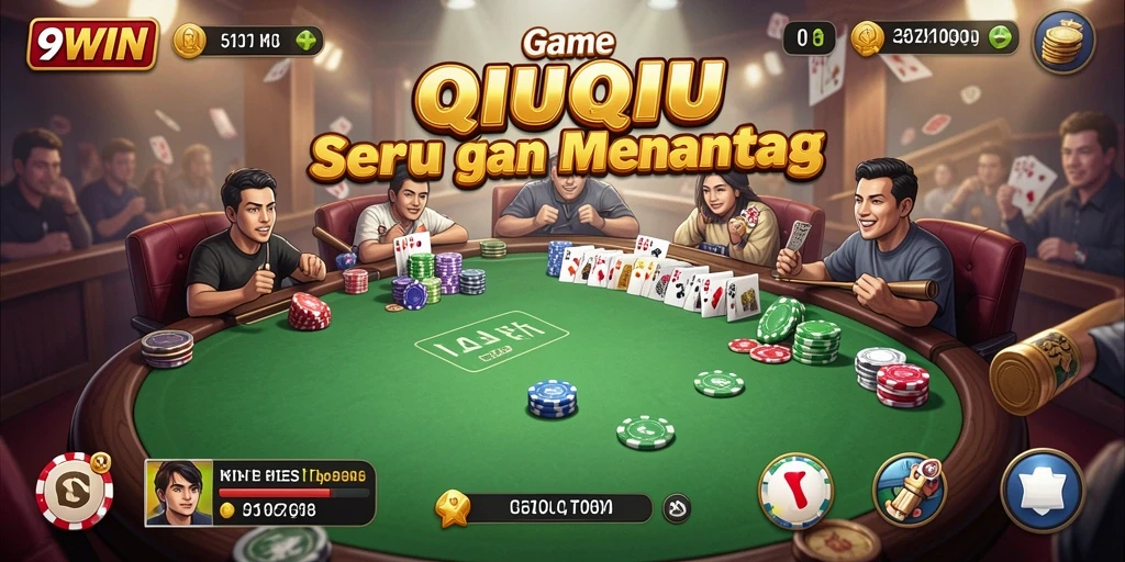 Screenshot gameplay QiuQiu di 9WIN yang menarik dan seru.