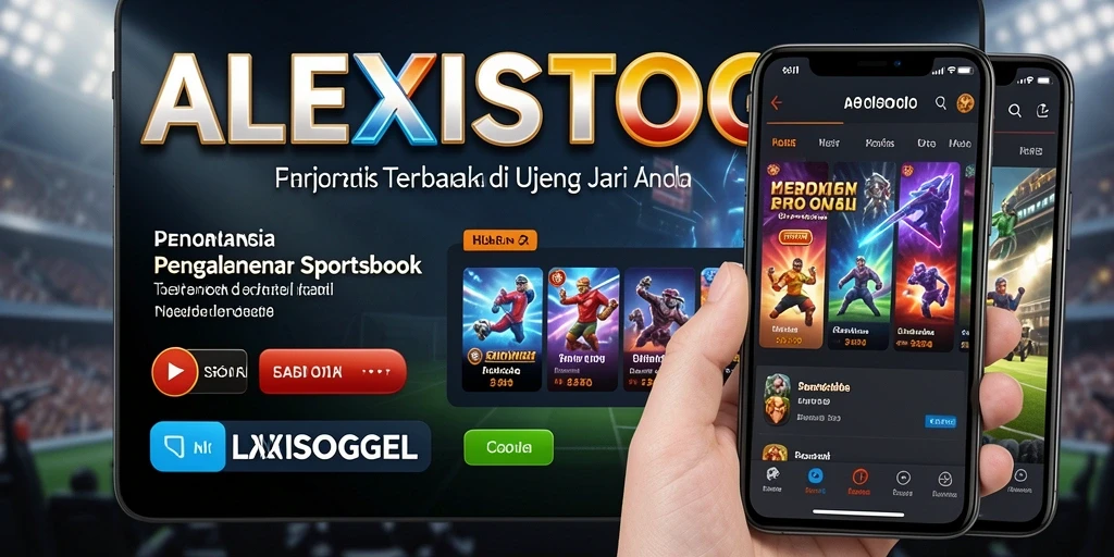 Screenshot ALEXISTOGEL menampilkan antarmuka taruhan olahraga yang menarik.