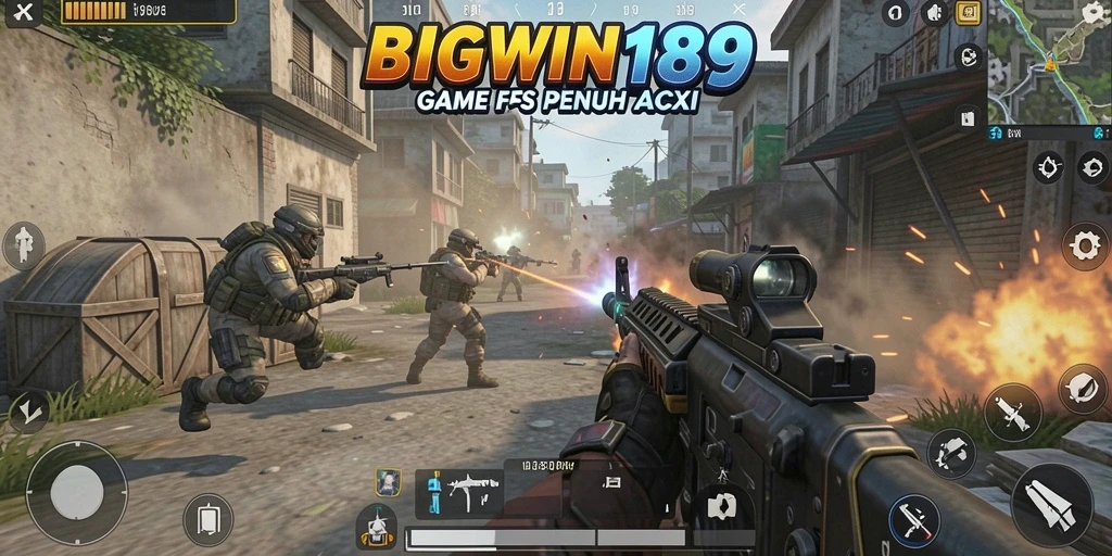 Tampilan gameplay intens di BIGWIN189 dengan aksi menegangkan.