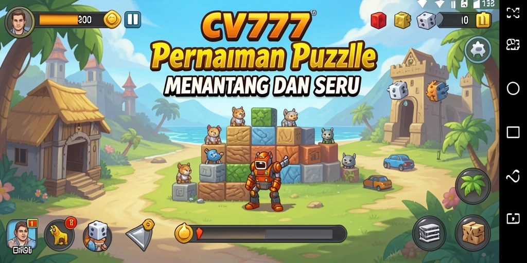 Tampilan gameplay CV777 yang seru dan menantang teka-teki.