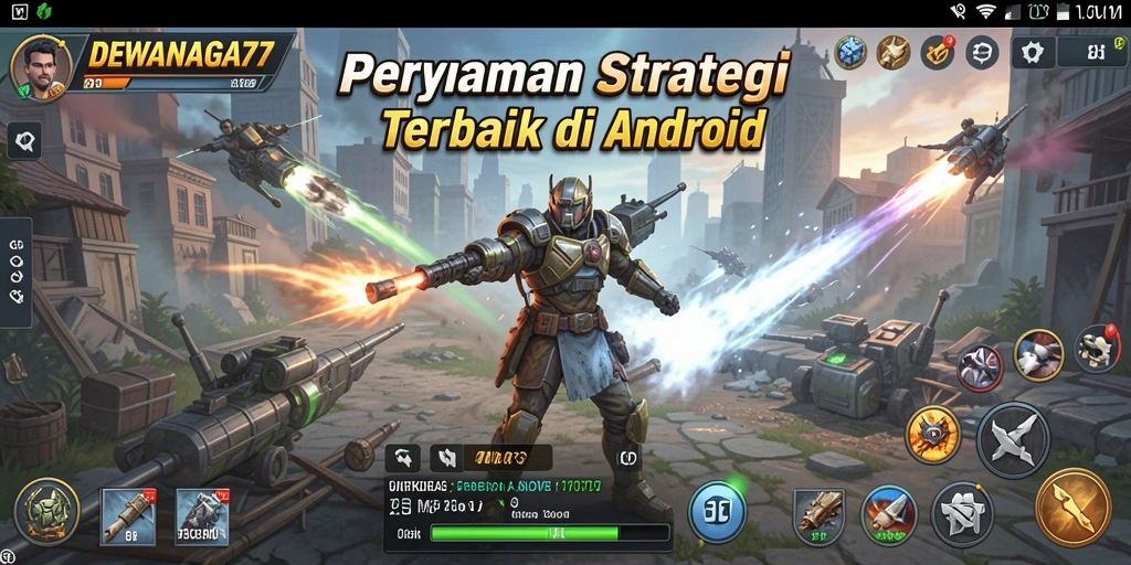 Tampilan gameplay seru dalam DEWANAGA77 dengan pertempuran strategi.