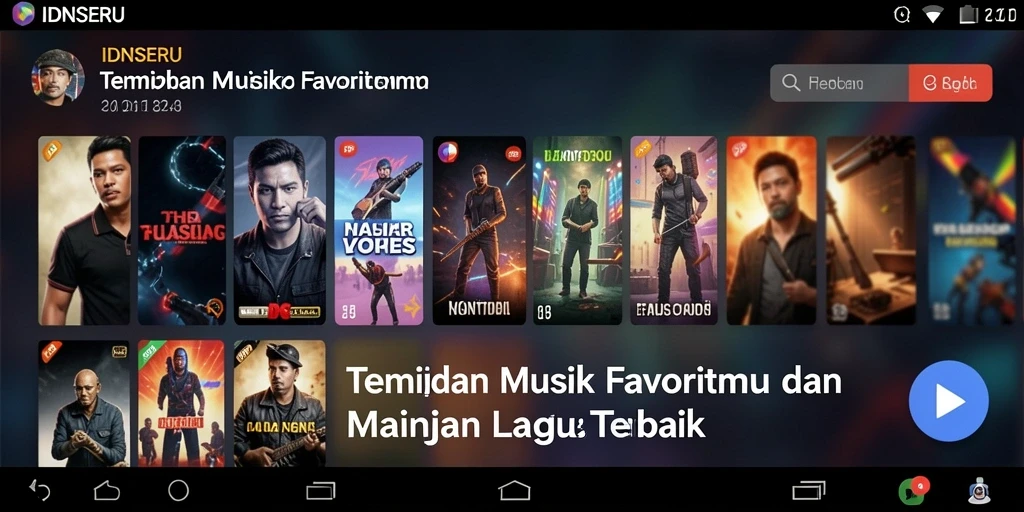 Tampilan gameplay IDNSERU yang interaktif dan penuh warna.
