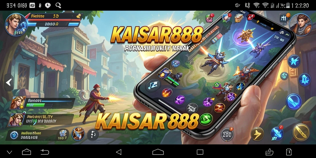 Tampilan utama aplikasi KAISAR888 dengan semua fitur Utility.