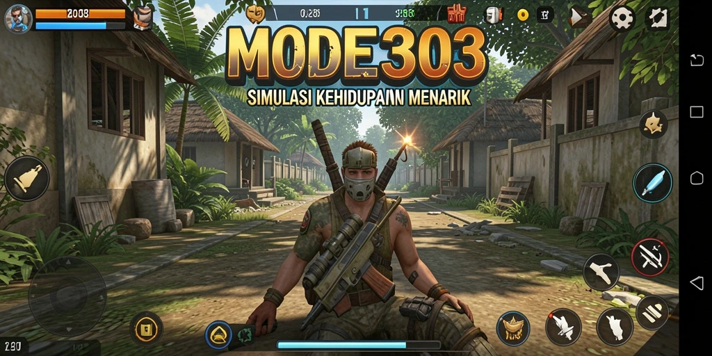 Gameplay mendalam dalam simulasi kehidupan yang menarik.