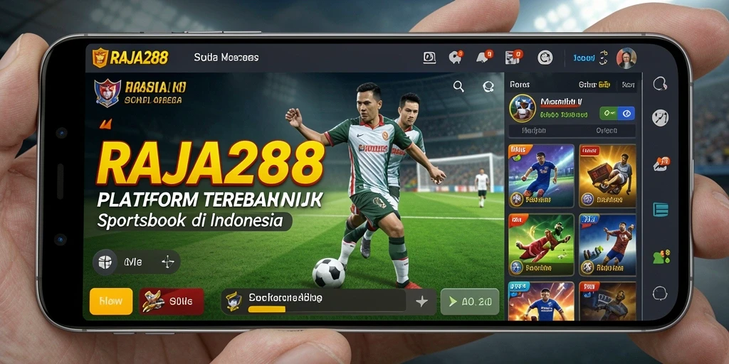 Tampilan gameplay interaktif RAJA288 untuk taruhan olahraga.