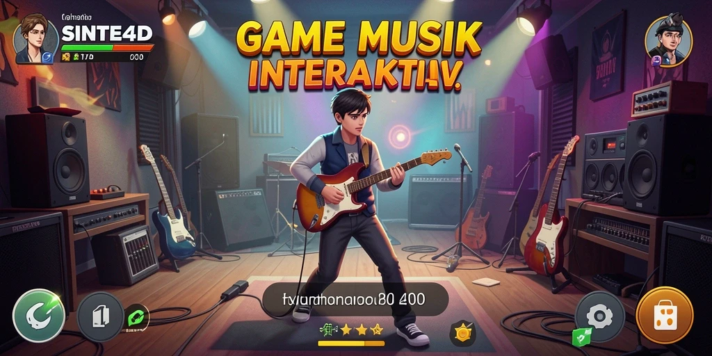 Tampilan gameplay SINTE4D yang menarik dan dinamis.