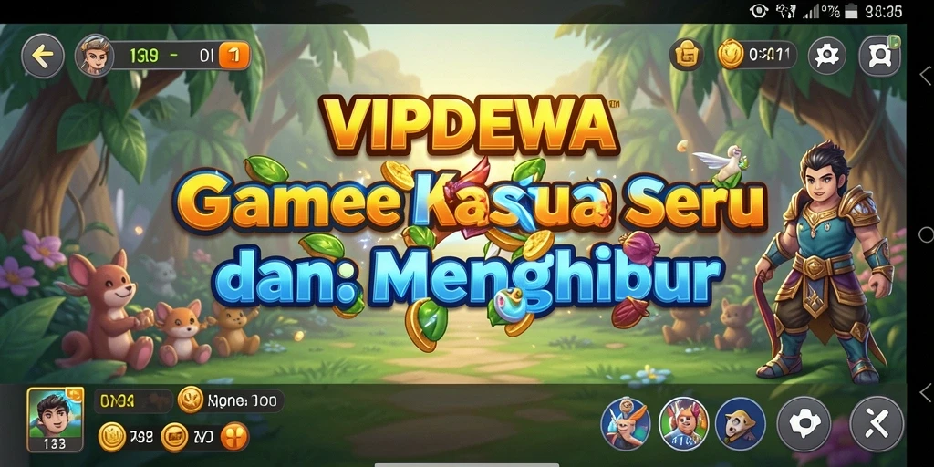 Screenshot gameplay VIPDEWA yang seru dan penuh warna.